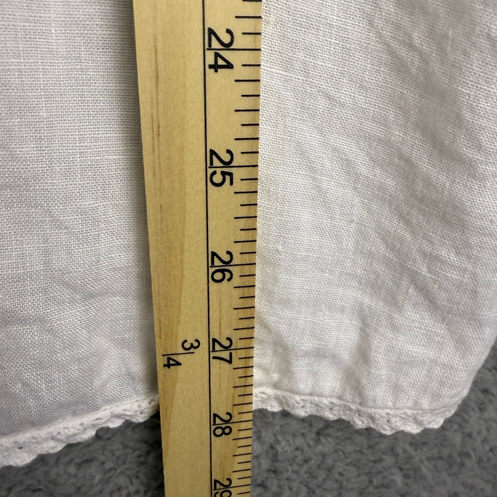 Women’s Laura Bianca Italian linen short sleeve top size L - Picture 11 of 13